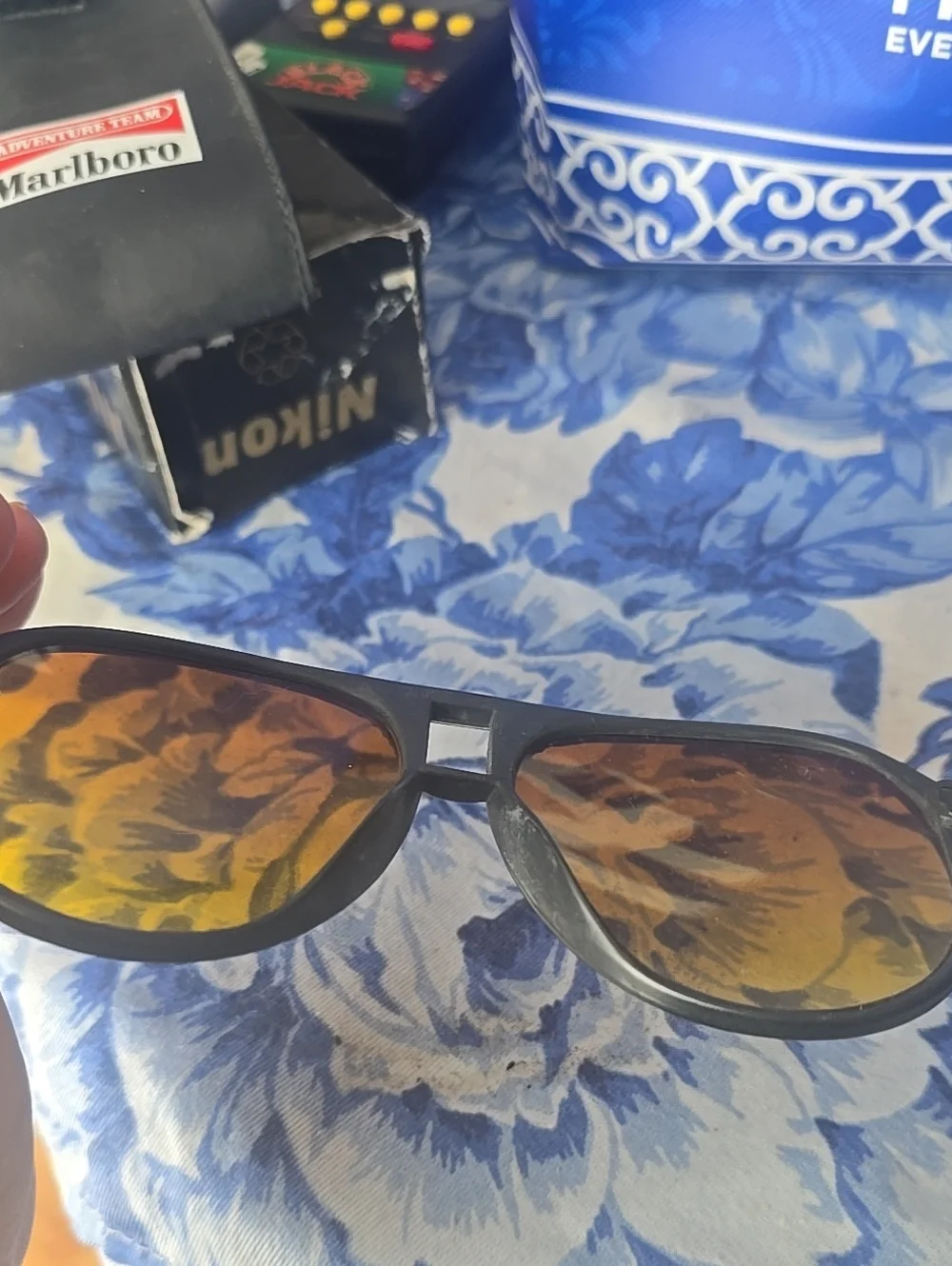 Vintage 80s Ambervision Sunglasses